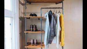 You will need to figure out exactly what lengths of pipe you need and how wide your shelves need to be. How To Make A Gas Pipe Storage Solution Youtube