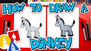 How to draw a realistic horse (part 1) this how to draw a realistic horse lesson is the first in a three part series. How To Draw A Donkey Nativity Youtube