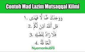 Contoh mad lazim mukhaffaf kilmi beserta surat dan ayatnya. Mad Lazim Mukhaffaf Kilmi Contohnya