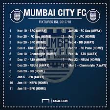 Please, answer if you know what happened! Isl 2017 Fixtures Club By Club Goal Com
