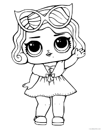 Printable coloring pages for girls lol dolls. Lol Dolls Coloring Pages For Girls Lol Doll Printable 2021 0793 Coloring4free Coloring4free Com