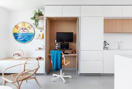 The reason it is important for a home office to be built on a foundation of minimalism is to remove any distractions while following design principles that make you feel comfortable. Contemporist Page 90 Of 2070 Contemporist Features Great Ideas From The World Of Design Architecture Interior Design Furniture Lighting And Art