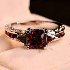 The Queen Of Insanity Ruby Wedding Rings Ring Party Jewelry Vintage Wedding Jewelry