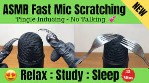 Asmr Mic Scratching With Sharp Objects Loud Fast No Talking No Windshield 45 Mins Comp1 M037 Mic Sharp Objects Asmr