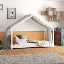 Nature Kid Hausbett Lara Aus Massiver Kiefer In Natur Hausbett Kinderschlafzimmer Zimmer