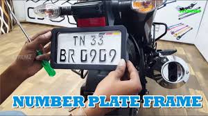 Options such as color are available at additional cost. Ind Number Plate Plastic Frame Xtremz