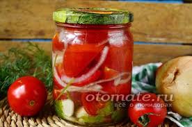 помидоры дольками с луком и маслом на зиму без стерилизации Pomidory Dolkami S Lukom I Maslom Na Zimu Bez Sterilizacii Recept Recept Pomidory Recepty Marinovannye Pomidory