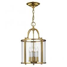 Lantern ceiling lights & hall lighting. Medium Traditional Lantern Ceiling Pendant In A Polished Brass Finish