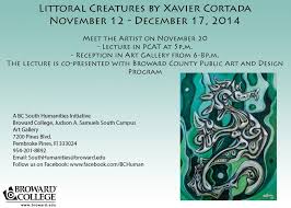 Littoral Creatures Broward College With Images Broward College Broward Design Program