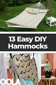 Fleece (sweatshirt fleece, polar fleece, etc.) is a favorite fabric for making homemade hammocks. 13 Easy Diy Hammocks To Upgrade Your Relaxation Game Oola Com