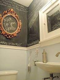 Did you find that the spray was. Chalkboard Walls In Bathroom Pin 4 Reno Bathroom Graffiti Home Home Decor