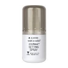 Wet N Wild Photofocus Setting Spray Setting Spray Makeup Setting Spray Wet N Wild