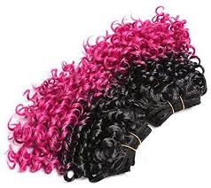 With an adjustable transparent wire, it fit to all head sizes. Generic N T Curly Hair Weave Ombre Deep Curly Synthetic Hair Extensions 8 2 Bundles Black Pink Price From Jumia In Nigeria Yaoota