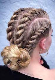 Suitable For The Daily Dress Of Braided Hair Quickly Learn From Me Latest Fashion Trends For Girls Braided Hairstyles Cute Braided Hairstyles Hair Styles