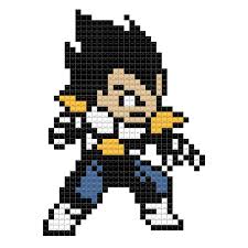 Everyone remembers super shenron bringing back seven universes after android 17 makes the winning wish. Vegeta Pixel Art Brik