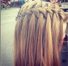 Waterfall braids can be seen everywhere and seem to be a big trend lately, but unfortunately most of the examples on pinterest and youtube appear to be completed on straight or wavy hair. Waterfall Braid For Straight Hair Long Hair Styles Braids For Long Hair French Braid Hairstyles