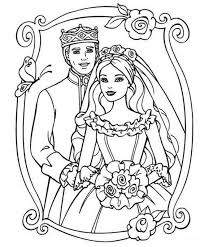 Unicorni da colorare animali magici e leggendari. Disegno Da Colorar Antistress Principesse Barbie Principessa E Il Suo Principe 2