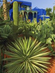 Majorelle Gardens In Marrakech Morocco Marrakech Morocco Desert Landscaping