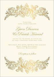 All Foil Floral Border Wedding Invitation Paper Source Kartu Pernikahan Kartu Undangan Pernikahan Undangan Pernikahan