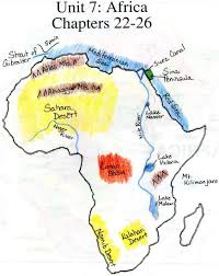 The african continent features some beautiful landforms that shape the landscape of the continent. Jungle Maps Map Of Africa With Physical Features
