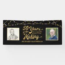 Choose from over a million free vectors, clipart graphics, vector art images, design templates, and illustrations created by artists worldwide! 50th Birthday Banners Zazzle