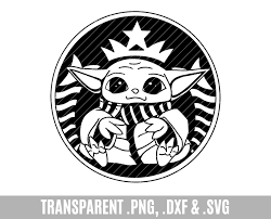 Baby Yoda Coffee Svg Clip Art Star Wars Space Baby Etsy In 2020 Screen Printing Star Wars Yoda Cricut Vinyl