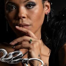 What's your favourite piece from drop one of my Bite Me Collection? The  Venom Pendant 🐍 The Green with Envy Pounamu Ring 💍 The Rising Cobra  Earrings 🍎 & The Bite Me