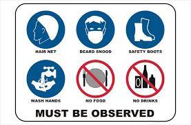 Kitchen Rules Sign Kitchen And Food Safety Signs