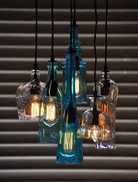 Glendora Recycling Flasche Licht Kronleuchter Mit