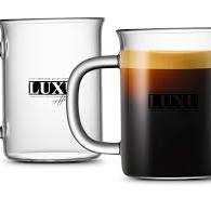 LUXU Borosilicate Glass Coffee Mugs (Set of 2)-15 oz,Clear Tea  Cups,Lead-free Drinking Glasses with Handle,Perfect for  Latte,Americano,Cappuccino,Tea ...