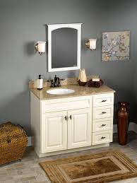 Antique bathroom vanities come in a different selection of styles, sizes and several of marble countertops. Hudson Vanity Cabinet In Antique White Natural Granite Top Premier Cabinets Trim Palm Bay