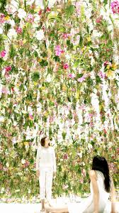 Floating Flower Garden Flowers And I Are Of The Same Root The Garden And I Are One Teamlab