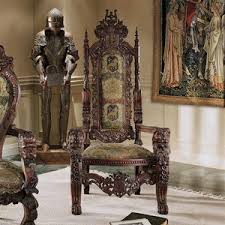 (new reviews will appear within 15 minutes.) Throne Chairs Oversized Upholstered Armchairs Design Toscano Design Toscano