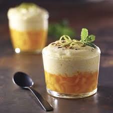 Mousse Mascarpone Et Citron Vert Compote De Mangue Mousse Mascarpone Mascarpone Dessert Mangue