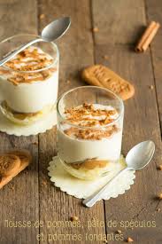 Mousse De Pommes Pate De Speculos Pommes Fondantes Mousse De Pomme Pate De Speculos Recette Dessert