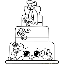These spring coloring pages are sure to get the kids in the mood for warmer weather. Birthday Betty Shopkins Coloring Page For Kids Free Shopkins Printable Coloring Pages Online For Kids Coloringpages101 Com Coloring Pages For Kids