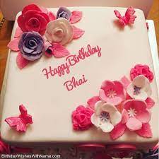 Write name on happy birthday cake for a doctor. Bhai Happy Birthday Birthday Wishes For Bhai