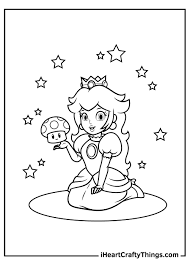 This collection includes mandalas, florals, and more. Printable Princess Peach Coloring Pages Updated 2021