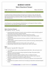 baker resume samples qwikresume