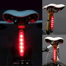 5 Led 3 Mode Cycling Bicycle Bike Caution Safety Rear Tail Lamp Light Red Wish Rear Bike Light Bike Lights Cycling Lights