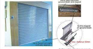 Correctly Install Rolling Door Magnetic Alarm Sensor Home Security Systems Home Security Tips Home Security