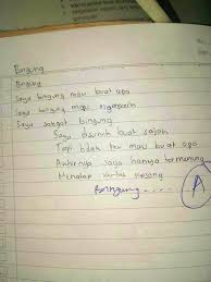 Savesave puisi anak sd.docx for later. Disuruh Bikin Puisi Karya Anak Sd Ini Bikin Ngakak