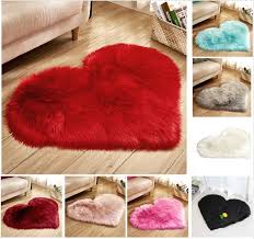In a smaller room, select a rug that's large enough to nearly fill up the entire space. 8 Colors Home Decor Large Fluffy Rugs Anti Skid Shaggy Area Rug Room Bedroom Carpet Love Heart Round Floor Mat Wish