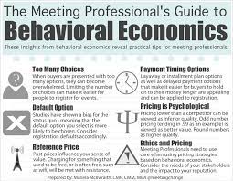 The Meeting Professional S Guide To Behavioral Economics Behavioral Economics Economics Lessons Economics