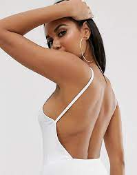 Asos Design Body Dos Nu Blanc Asos