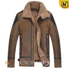 Mens Sheepskin B 3 Bomber Jacket Cw861250 Mens Shearling Jacket Jackets Men Fashion Leather Jacket