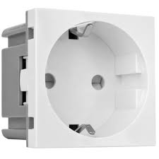 Der deckel ist mit 2 mm edelstahl beklebt und. Modul Einsatz Steckdose Fur Bodensteckdose Reinweiss Lampen Leucht