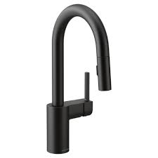 Browse a wide selection of bar sink faucet options for sale on houzz, including brass, nickel and chrome prep sink faucets for wet bars. Moen Align Single Handle Bar Faucet Featuring Reflex In Matte Black 5965bl The Home Depot