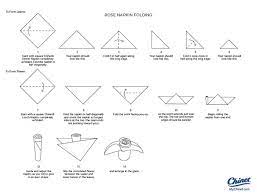 Rose Napkin Fold Napkin Folding Fancy Napkin Folding Creative Napkins