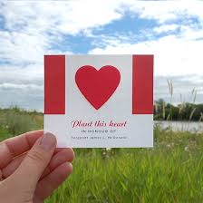 Although a digital valentine card might not ever be a true replacement for the traditional printed version, an ecard is faster, easier, and a lot more fun to share. Canadian Seed Paper Heart Veteran Memorial Cards Botanical Paperworks